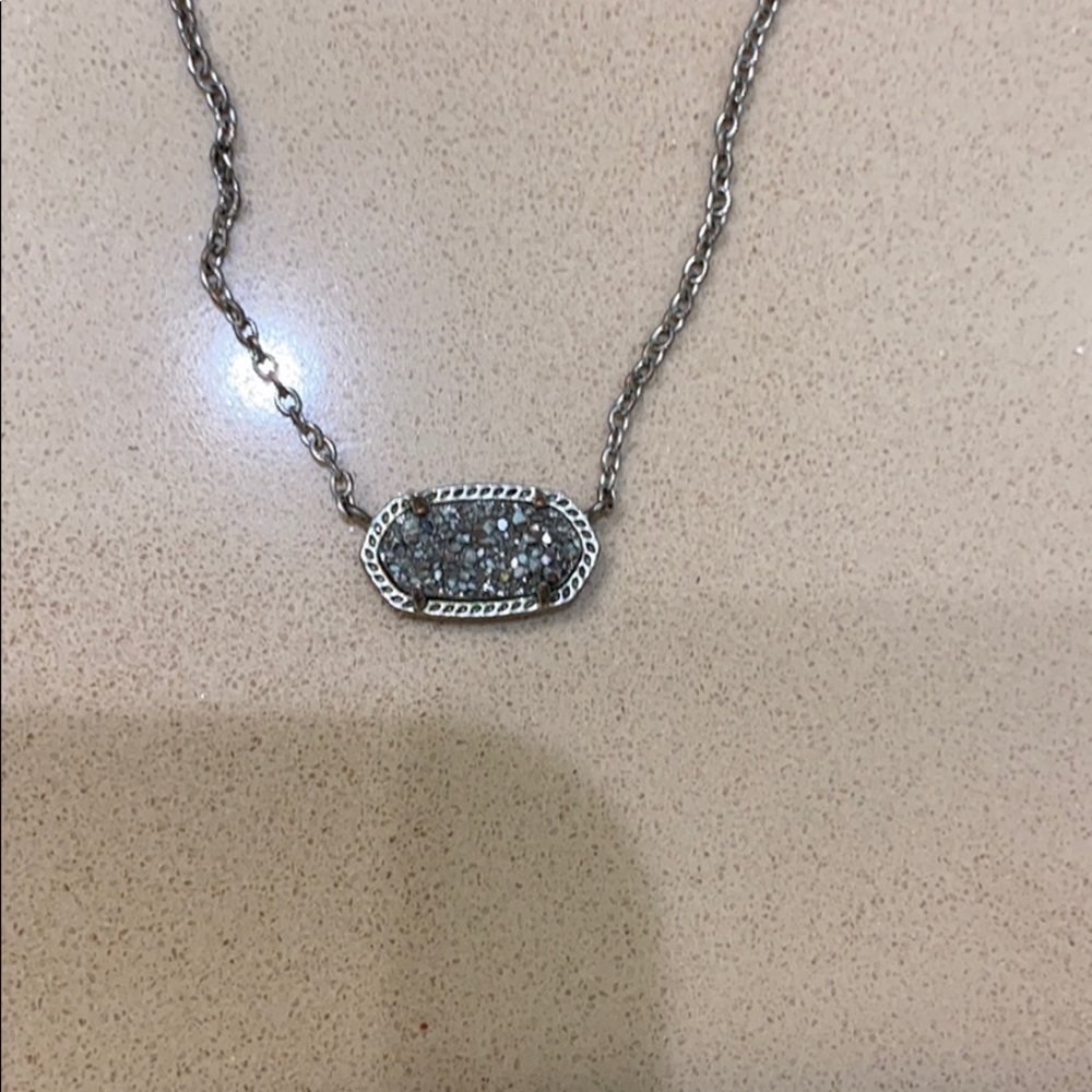 Elisa Kendra Scott silver pendant